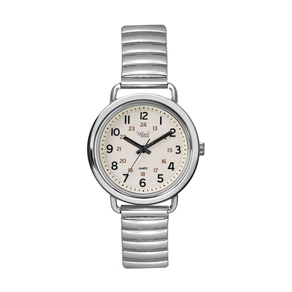 Classic Women's Watch Expandable Band Large Numerals