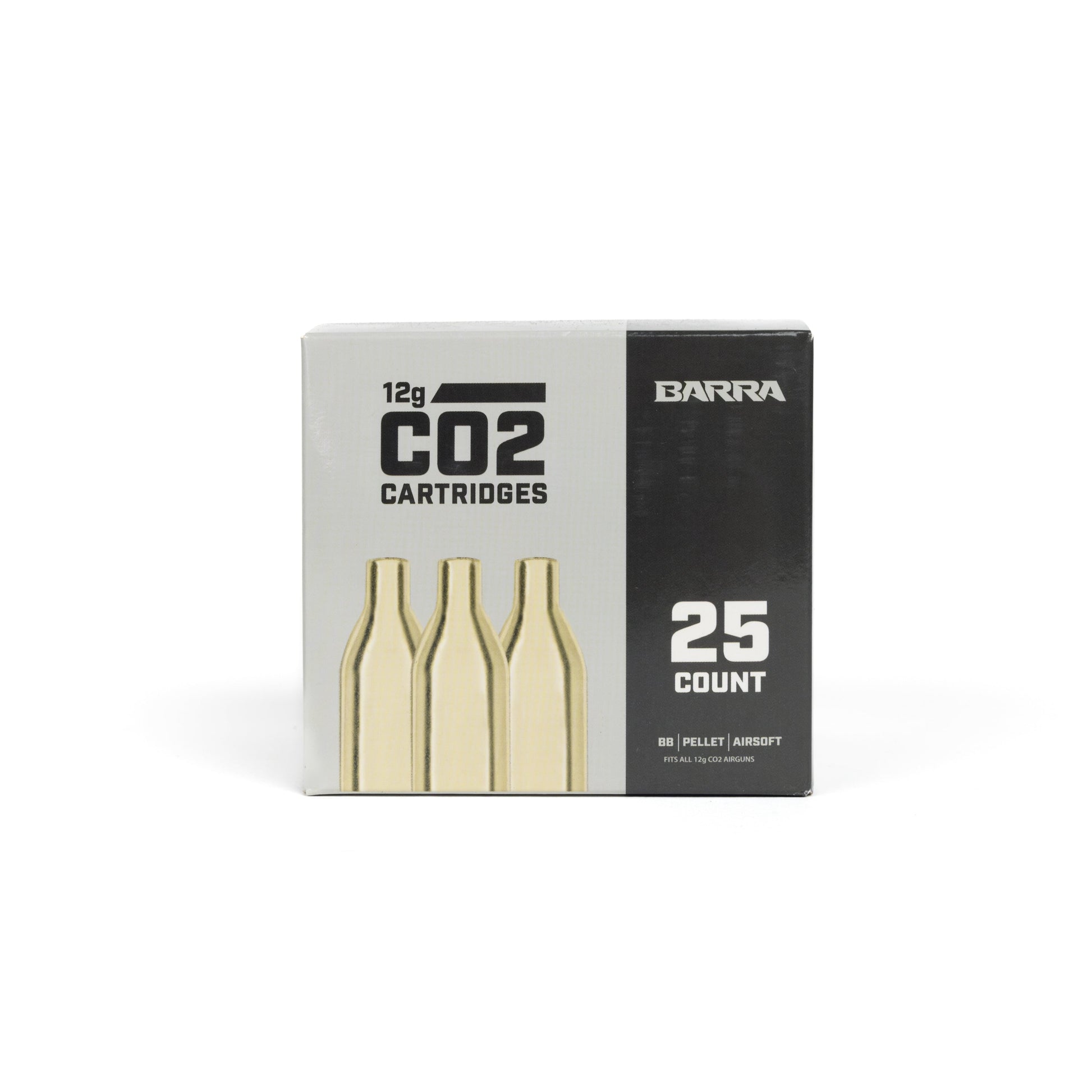 12 Gram CO2 Cartridges - 25 Count