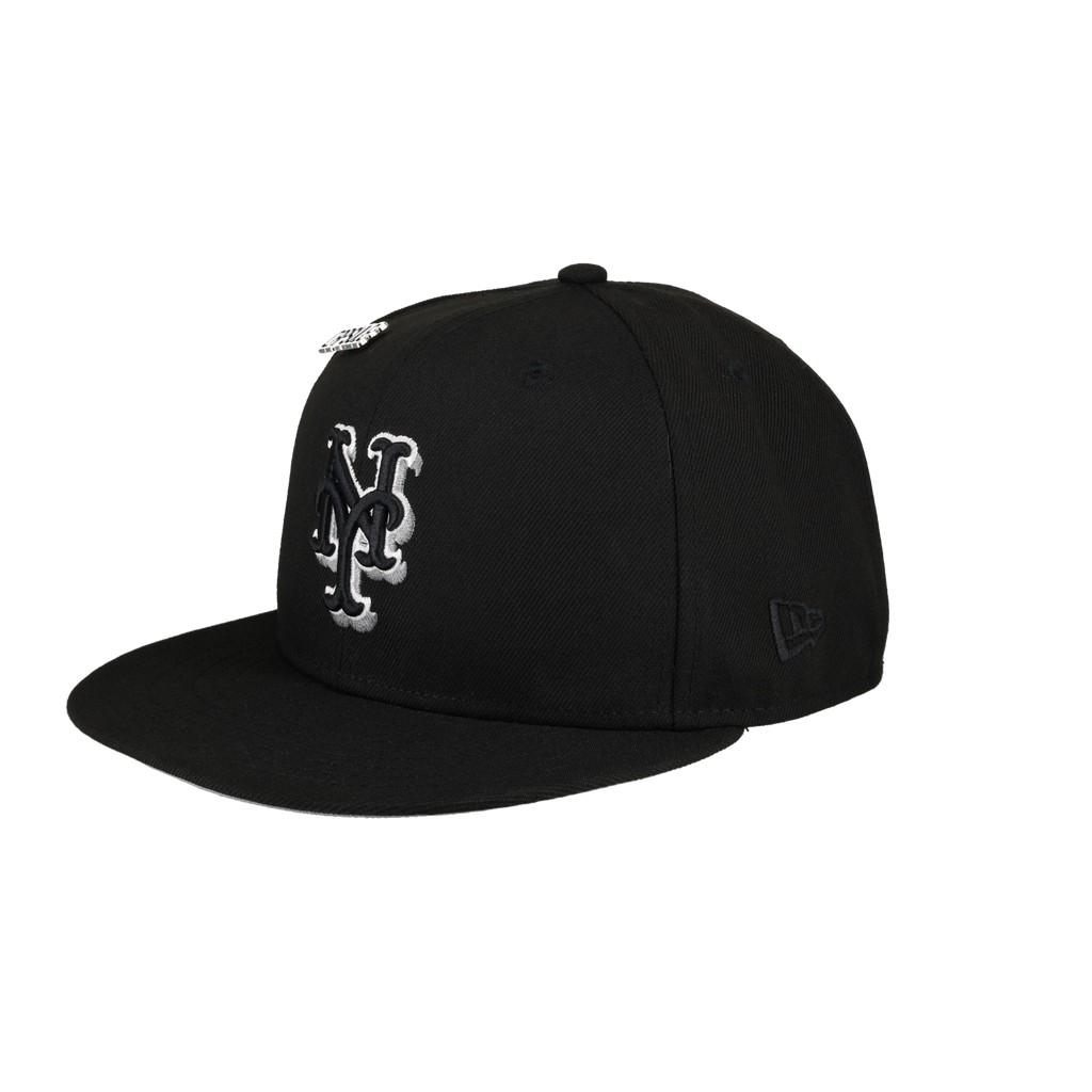 New York Mets Side Splash Collection Shea Stadium Patch Fitted Hat