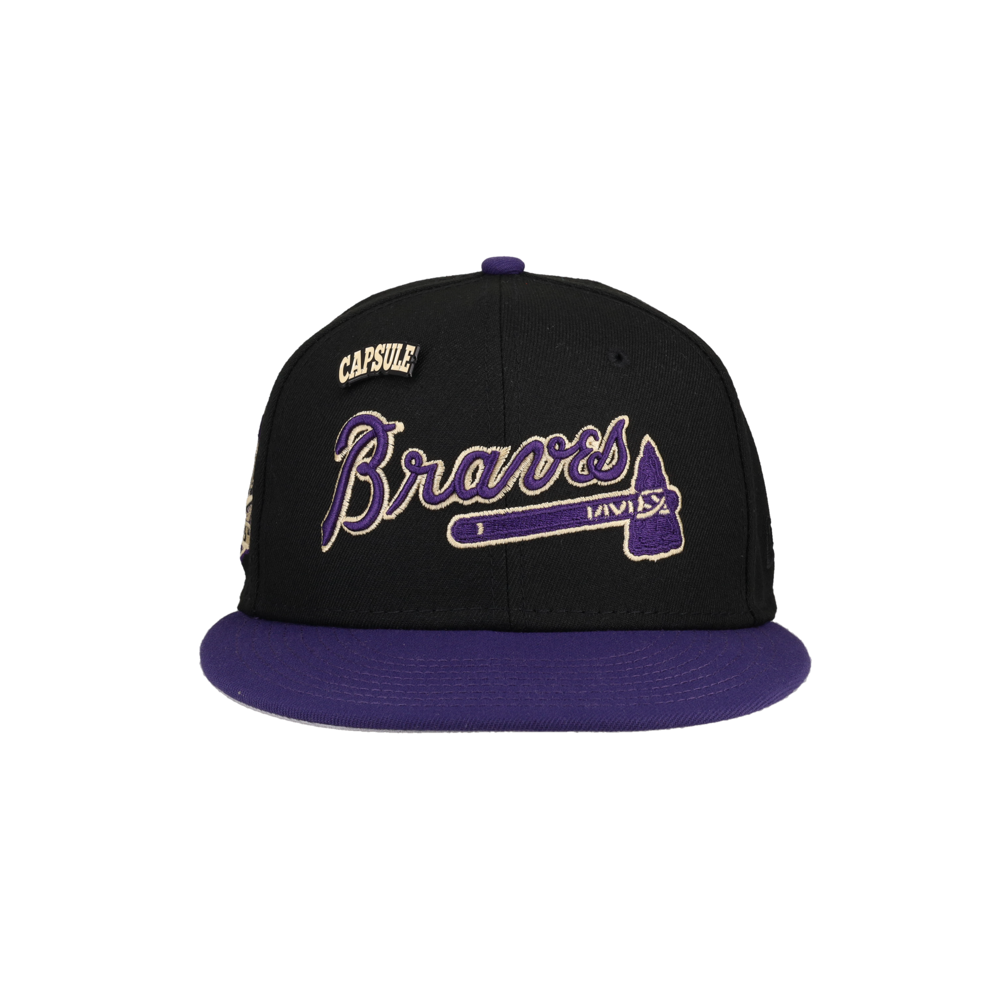 Atlanta Braves Colors in Cream 2.0 Collection 1995 World Series Fitted Hat