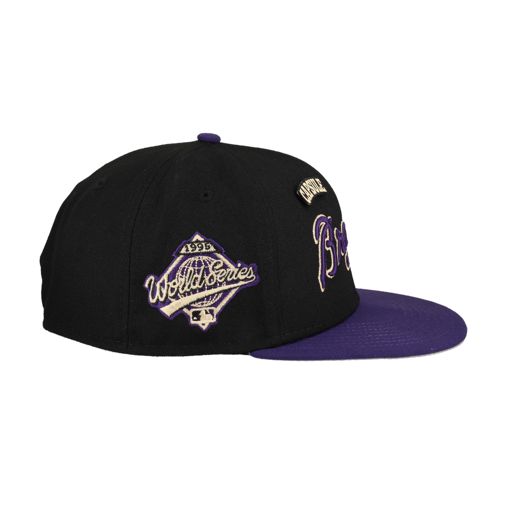 Atlanta Braves Colors in Cream 2.0 Collection 1995 World Series Fitted Hat