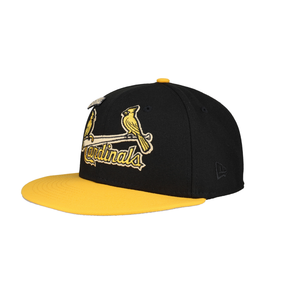 St. Louis Cardinals Colors in Cream 2.0 Collection Busch Stadium Fitted Hat