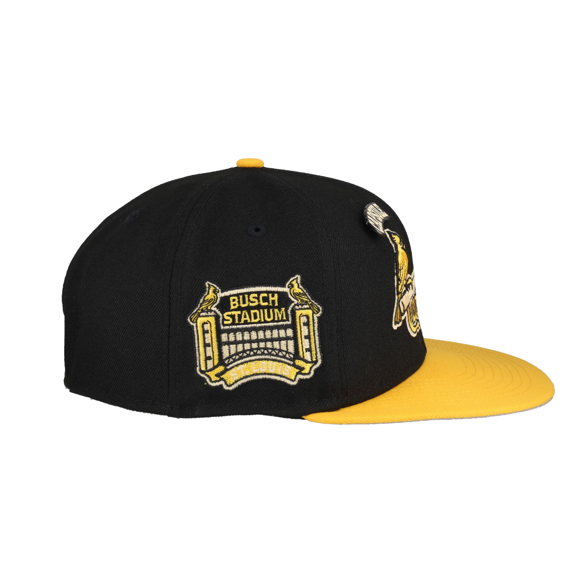 St. Louis Cardinals Colors in Cream 2.0 Collection Busch Stadium Fitted Hat