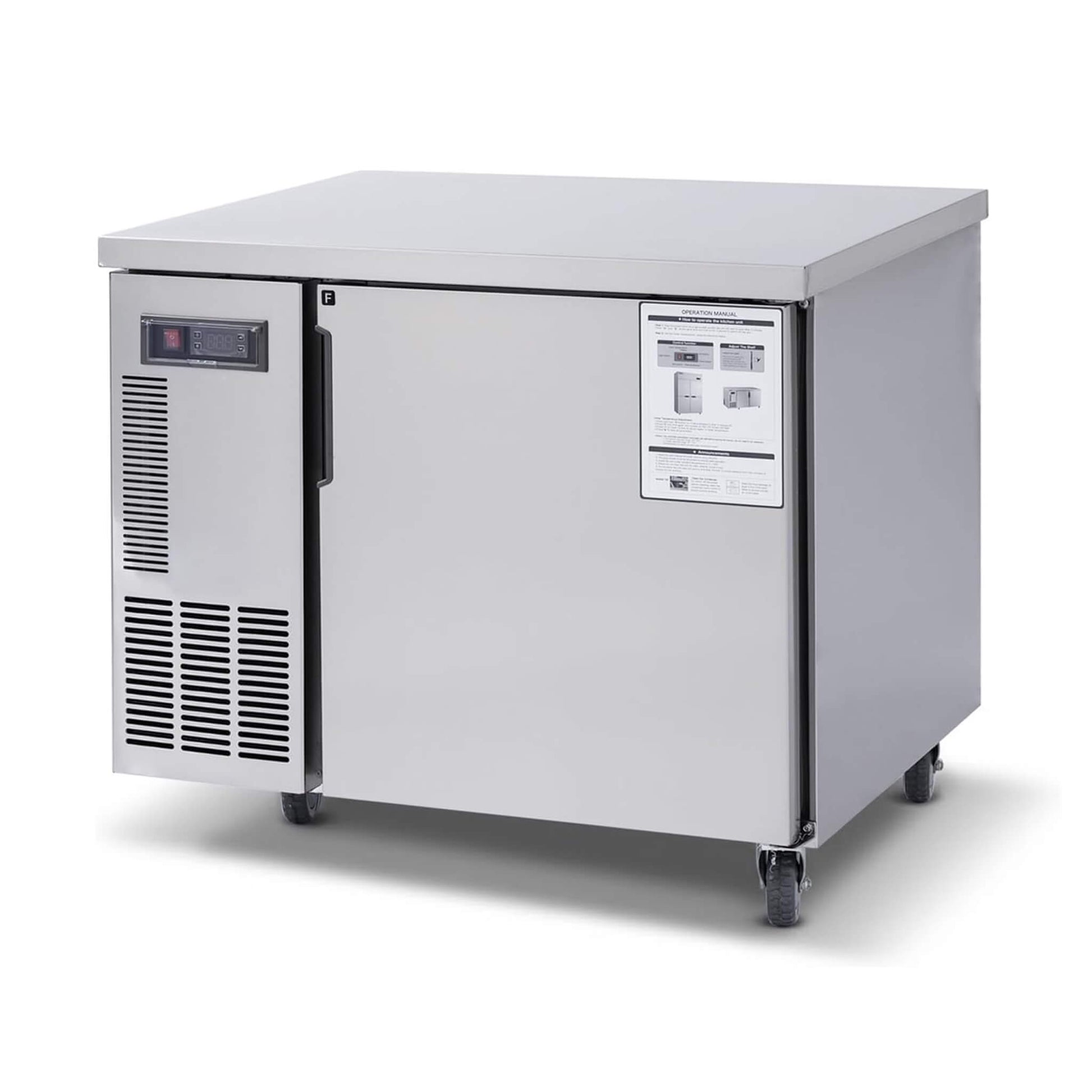 Heavy-Duty Commercial Stainless Steel Undercounter Worktop Freezer (SAK47218)