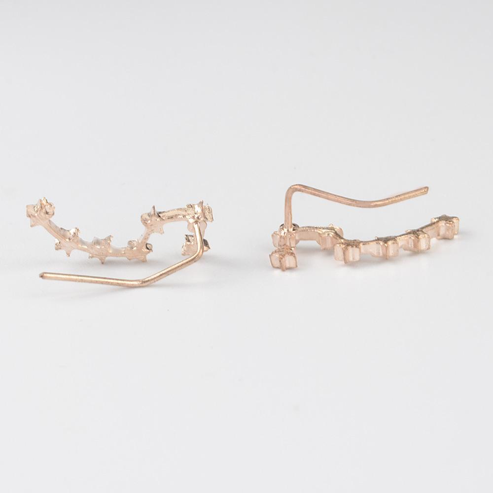 Constellation Ear Crawler Earrings Sterling Silver Minimal