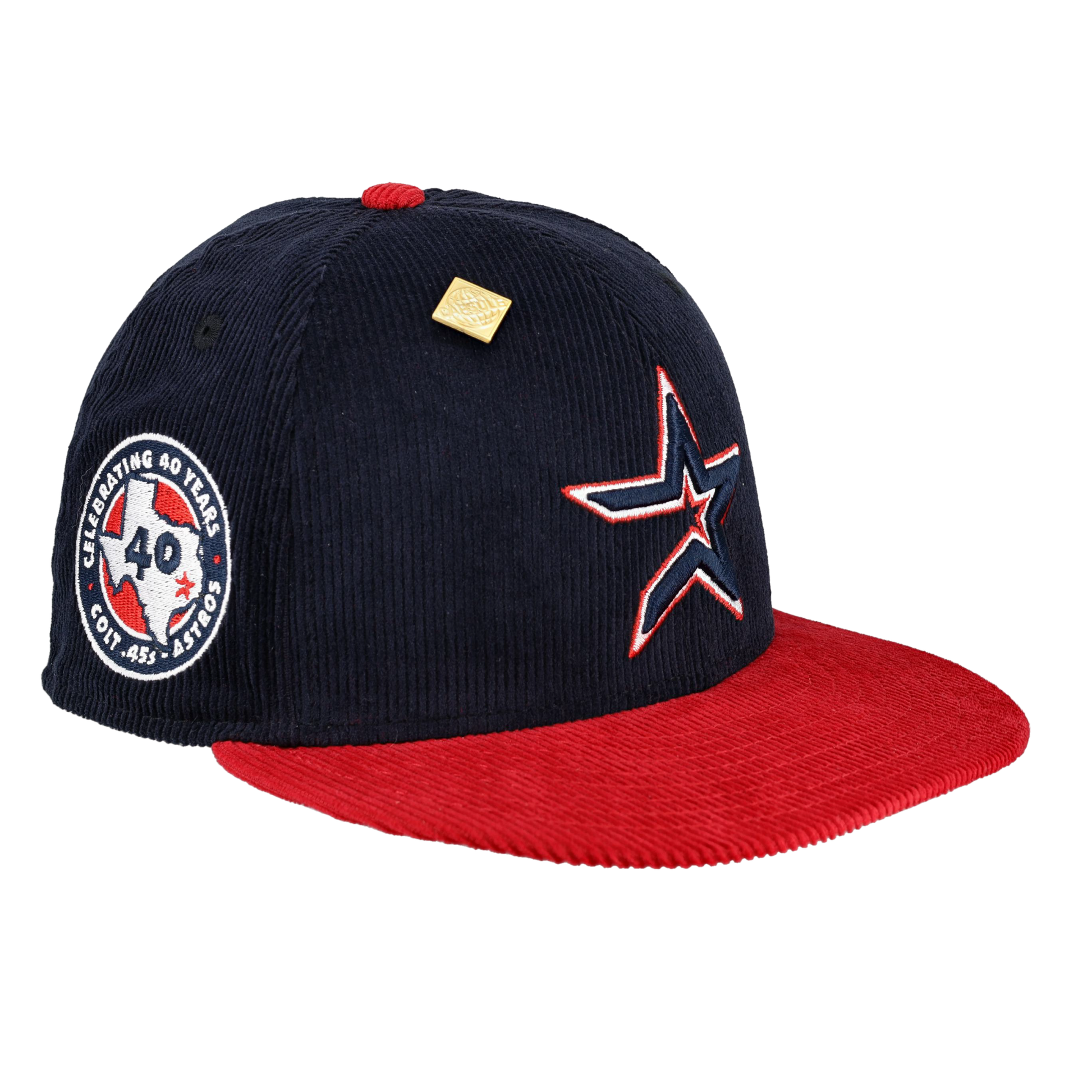 Houston Astros Act Accordingly Collection 40 Years Patch 59Fifty Fitted Hat