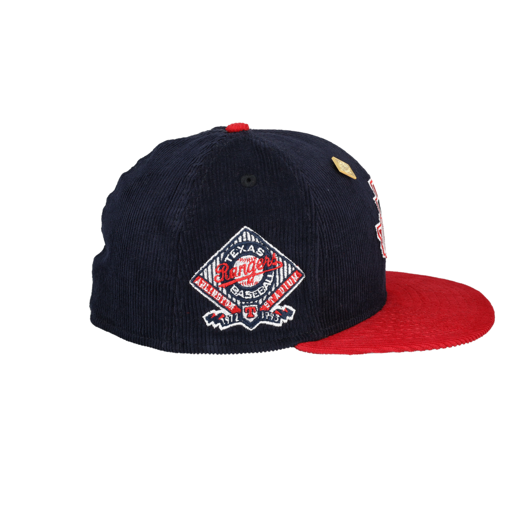 Texas Rangers Act Accordingly Collection Arlington Stadium Patch Fitted Hat