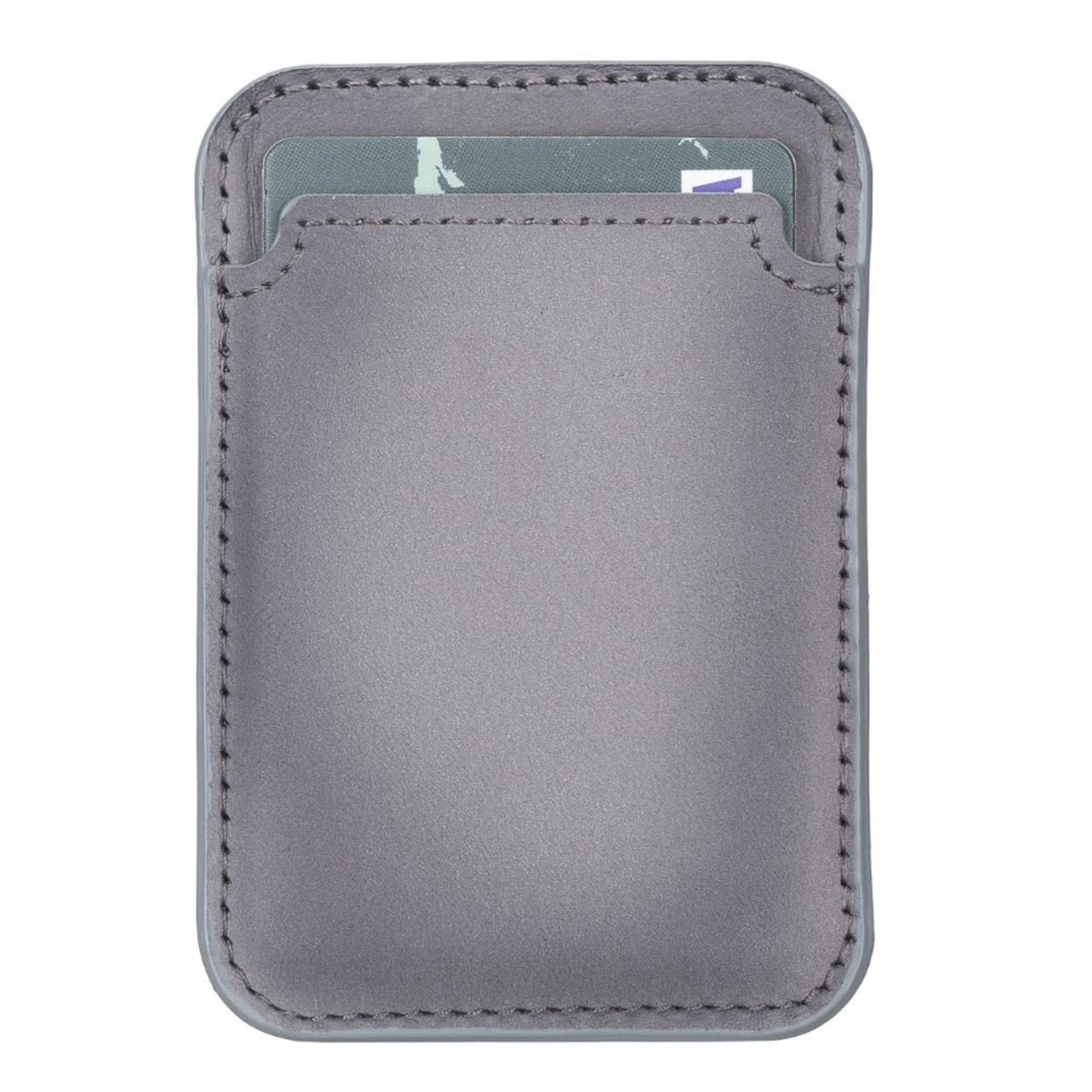 Cortland Full-Grain Leather Card Holder Wallet with Magnet