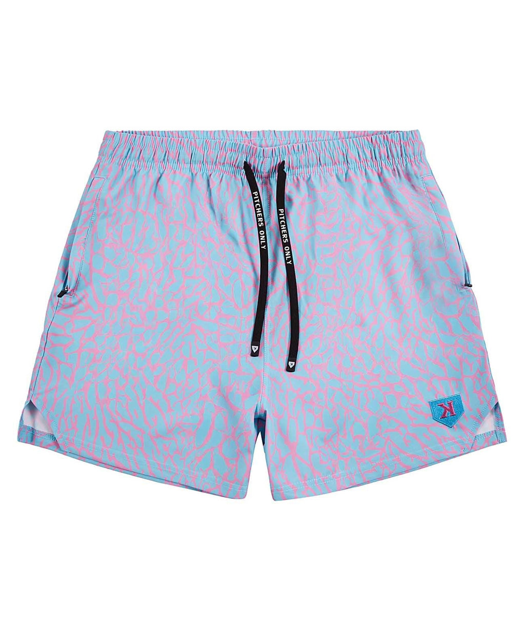 Cotton Candy Elephant Print Shorts