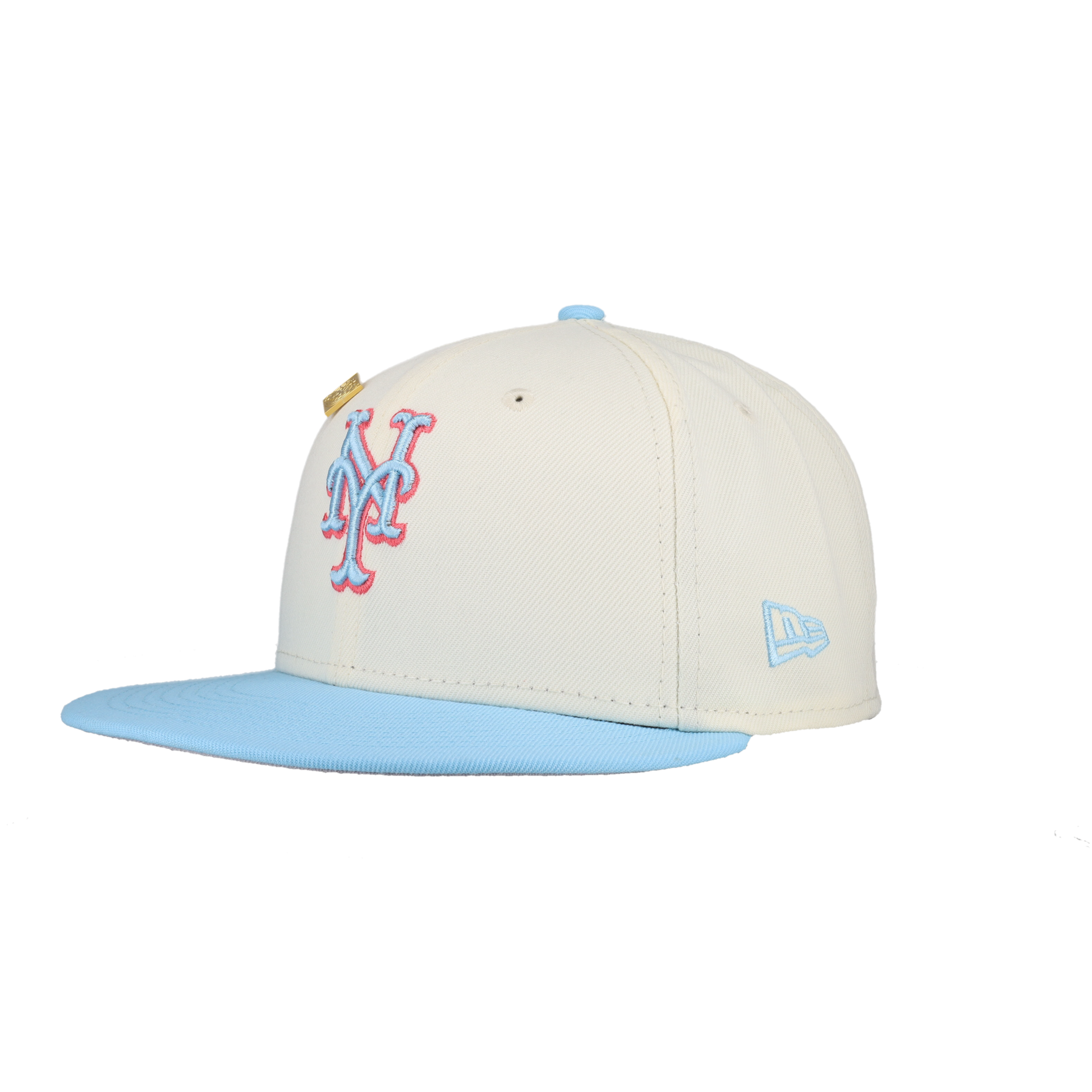 New York Mets Two-Tone Color Pack Chrome Cap 59Fifty Fitted Hat