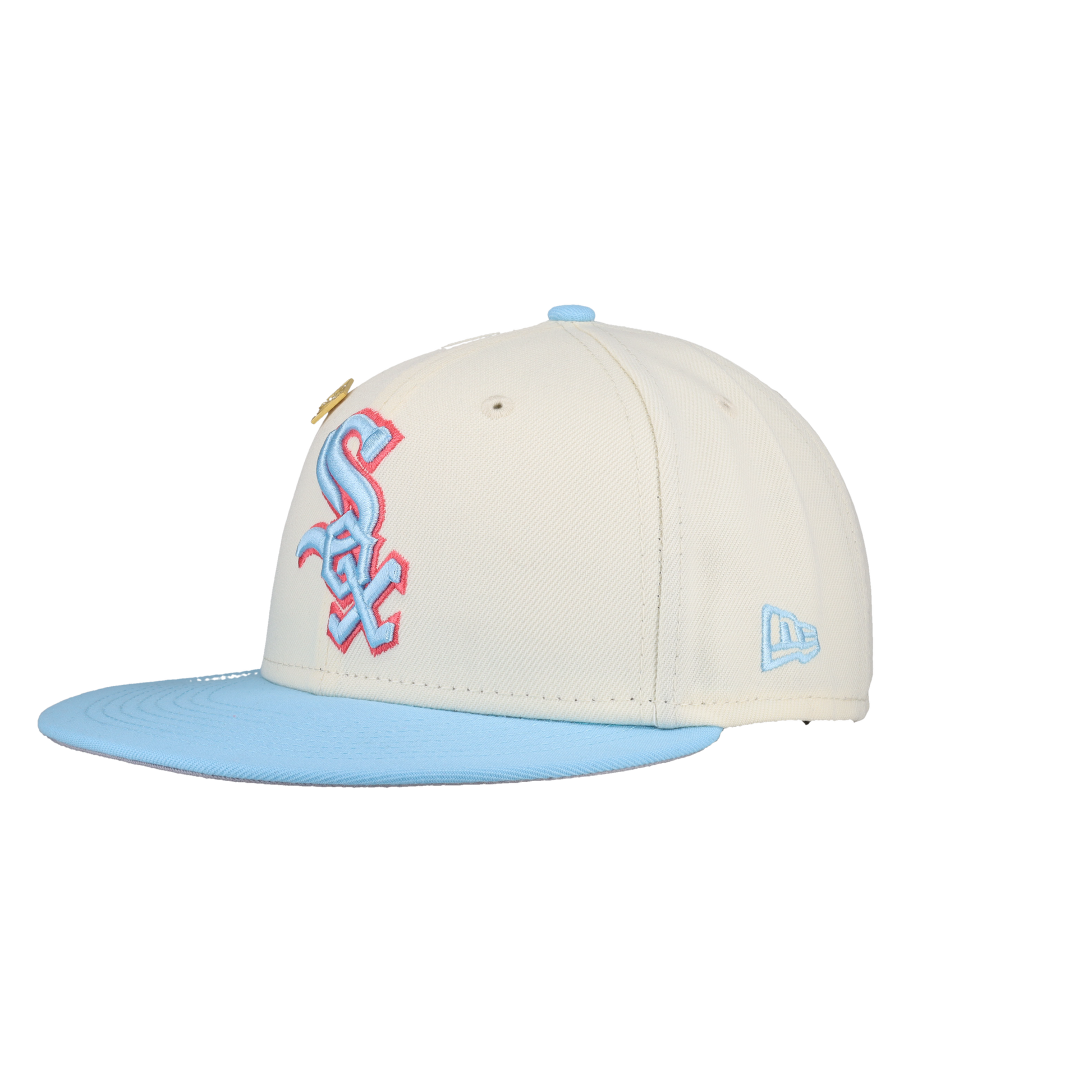 Chicago White Sox Two-Tone Color Pack Chrome Cap 59Fifty Fitted Hat