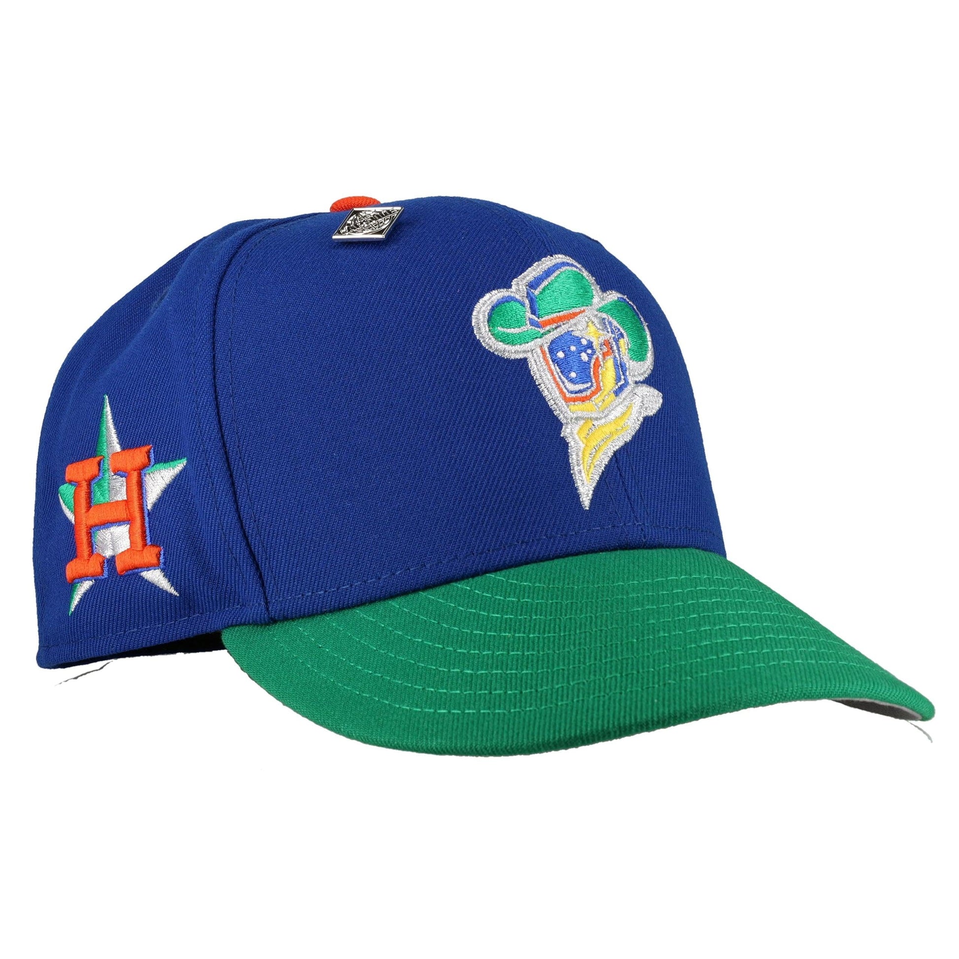 Sugar Land Space Cowboys Blue  Big "H" Patch 59Ffity Fitted Hat