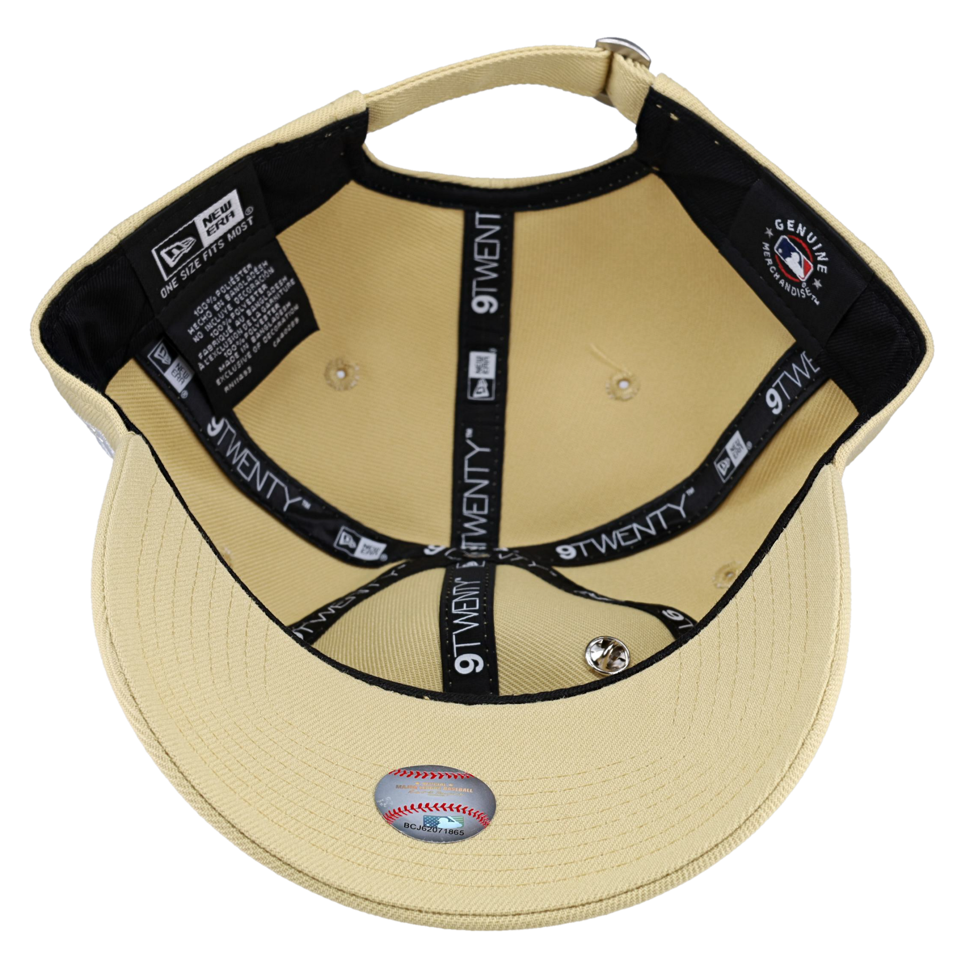 New York Yankees New Era 9Twenty Adjustable Hat (Vegas Gold)
