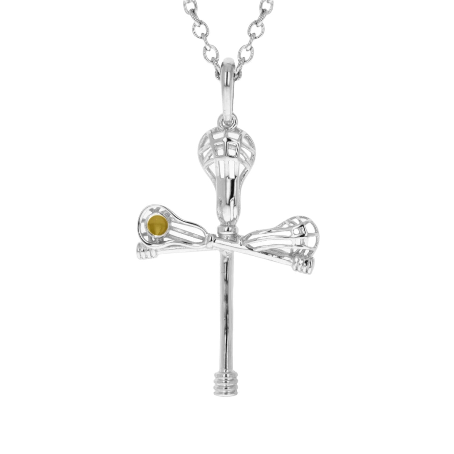 Cross Check Lacrosse Necklace (Youth)