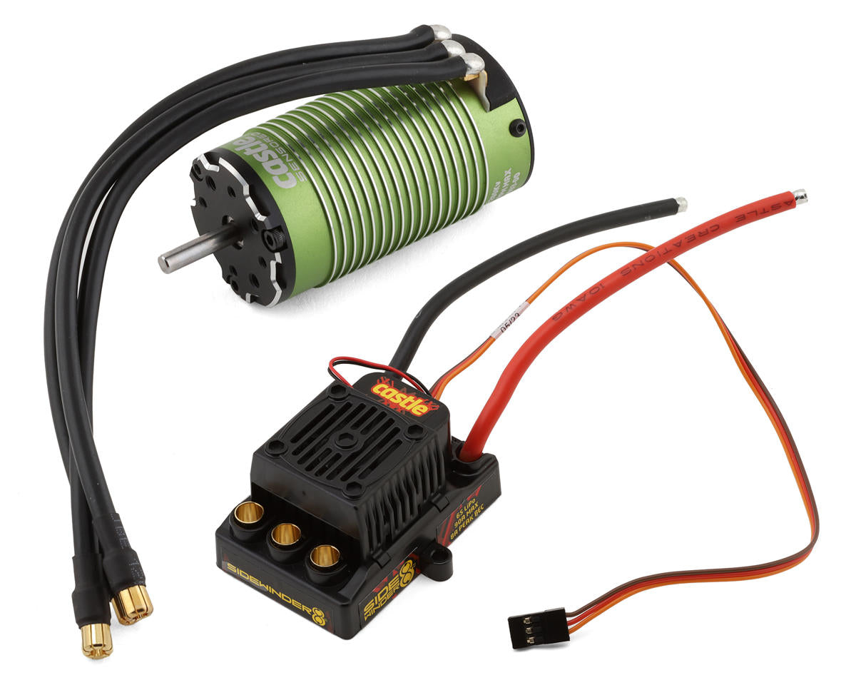 Castle Creations Sidewinder 1/8 Brushless ESC Combo 1515 V2 Sensored Motor 2200kV