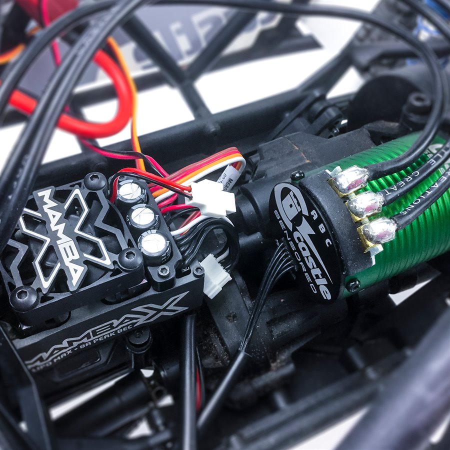 Castle Creations Mamba X 1/10 Brushless Combo 1406 Sensored Motor 5700Kv
