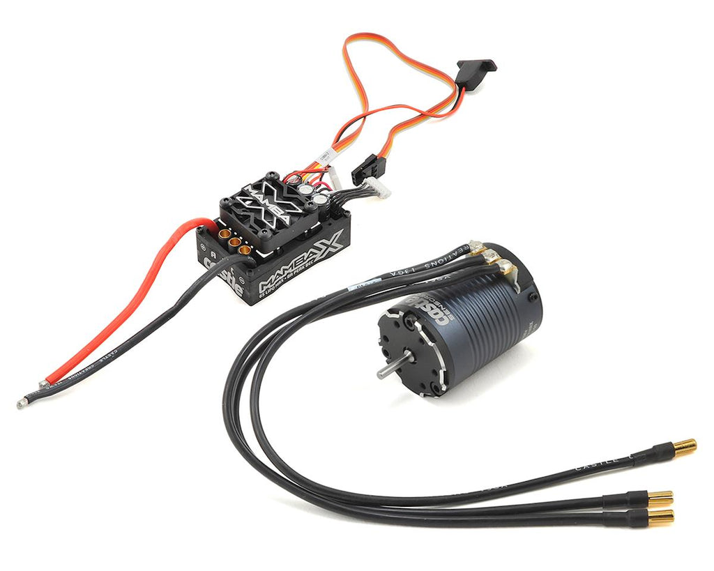 Castle Creations Mamba X ESC Waterproof Sensored Brushless Combo 3800kV Slate
