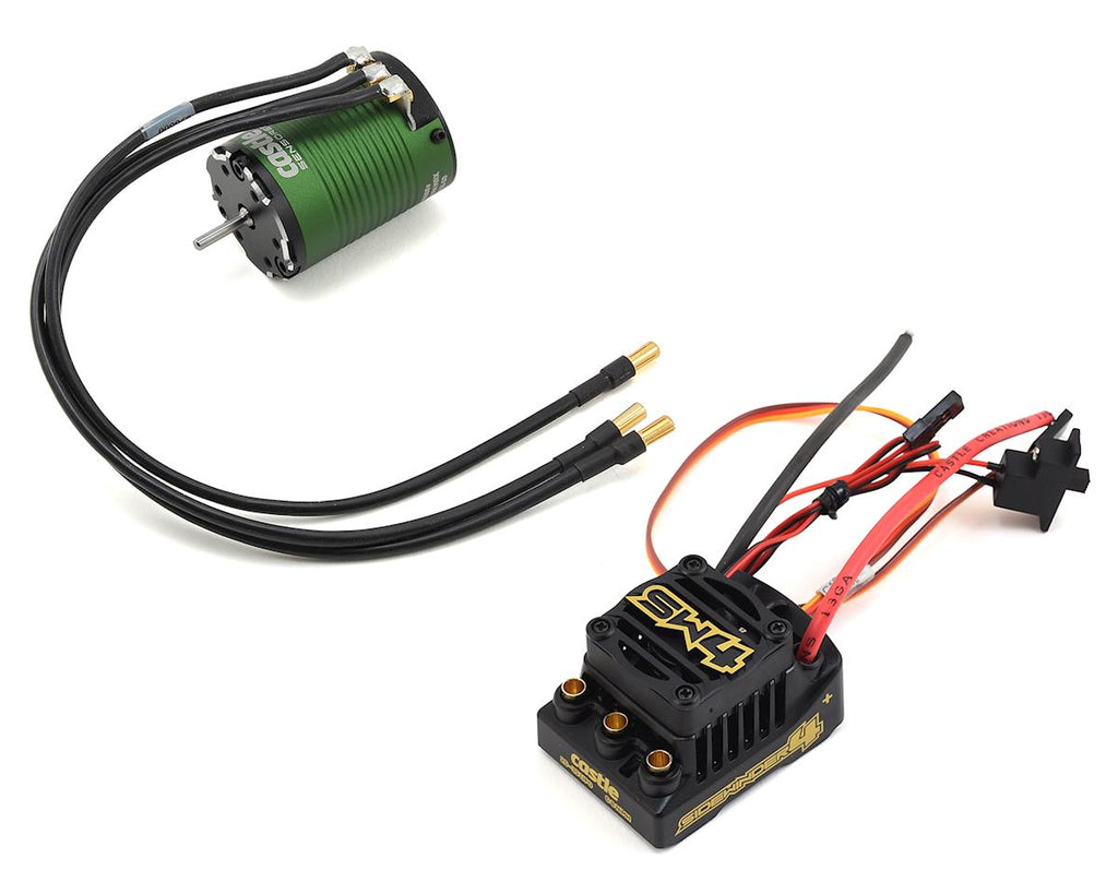 Castle Creations Sidewinder SW4 Waterproof 1/10 ESC Motor Combo 1415 2400kV MT Edition