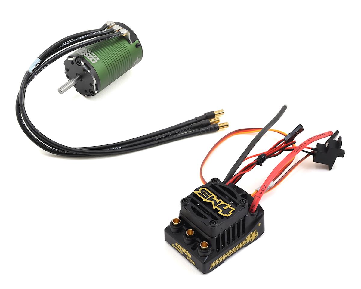 Castle Creations Sidewinder SW4 Waterproof 1/10 ESC/Motor Combo with1410 (3800kV) 5mm Shaft SCT