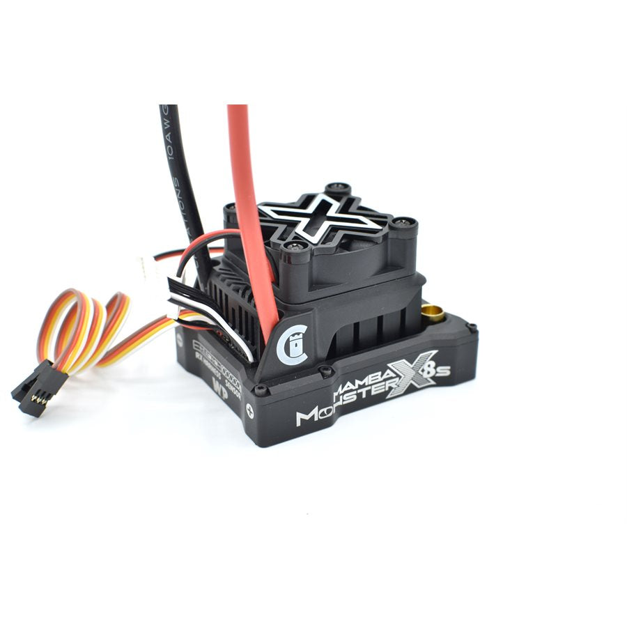 Castle Creations Mamba Monster X 8S Waterproof Sensored Brushless ESC for 1/6 Scale RC