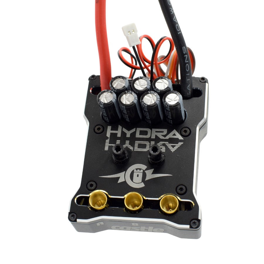 Castle Creations Hydra X 8S Waterproof Brushless Marine ESC - 33.6V / 8A Adjustable BEC for RC Boats up to 36"