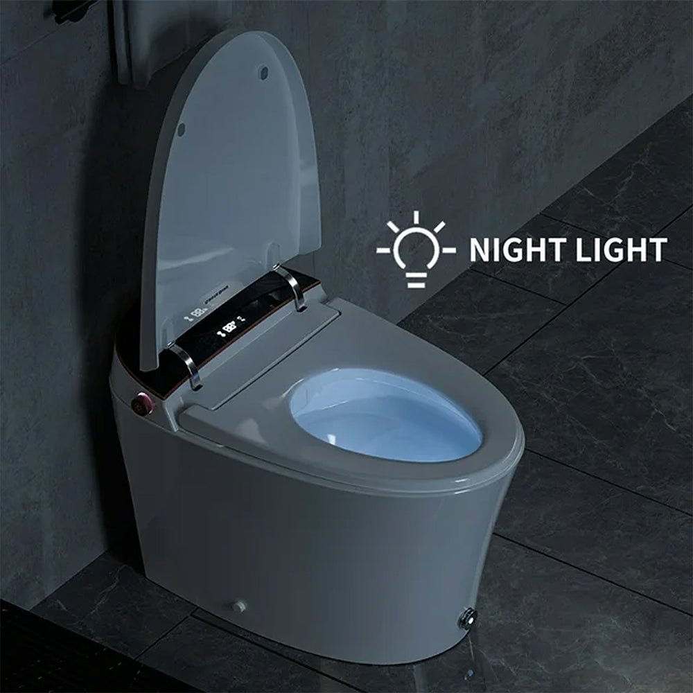 Alora Premium Smart Tankless Bidet Toilet W/ Adjustable Heated Seat, Water & Air Dryer (96174253)