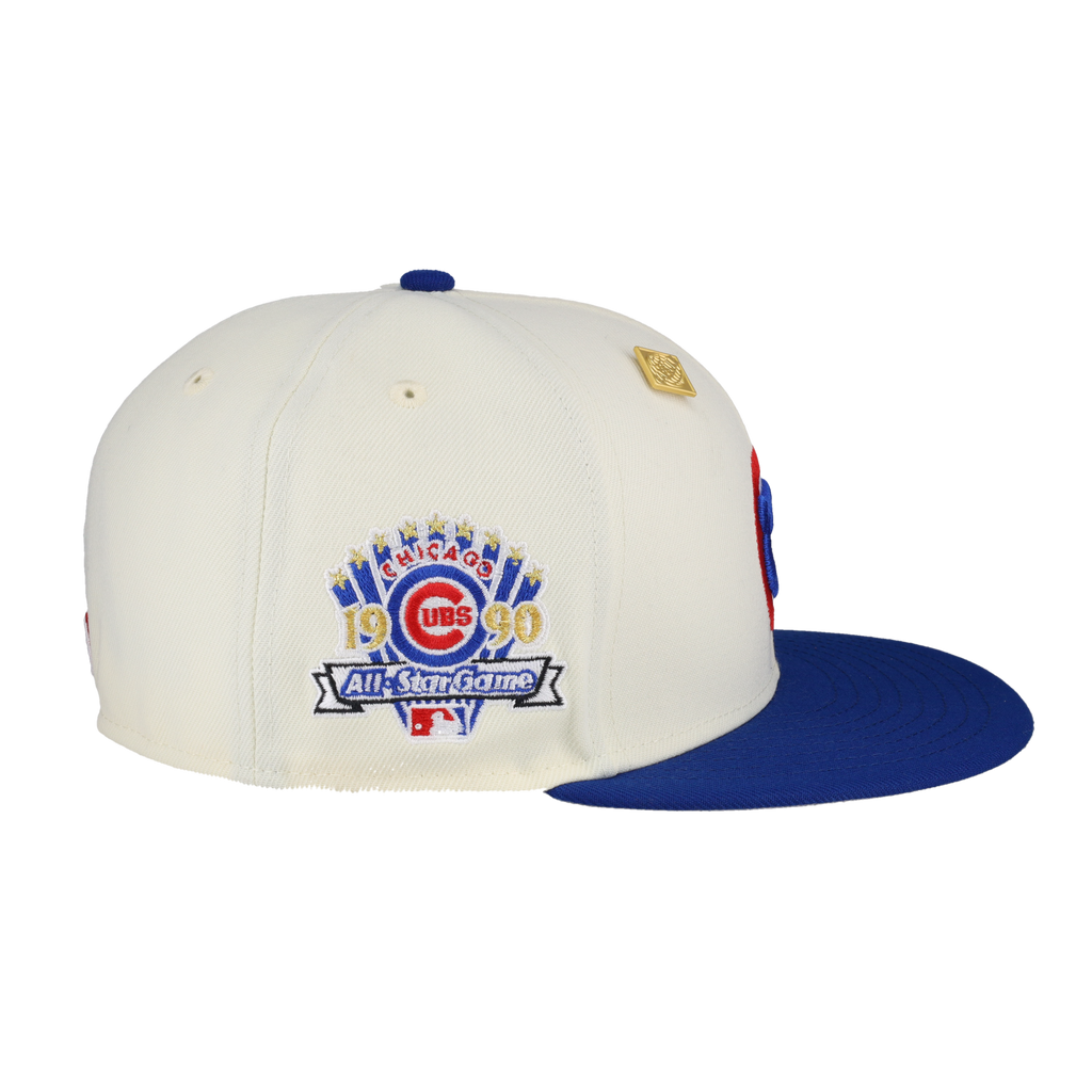 Chicago Cubs Chrome Crown Collection 1990 All Star Game Fitted Hat