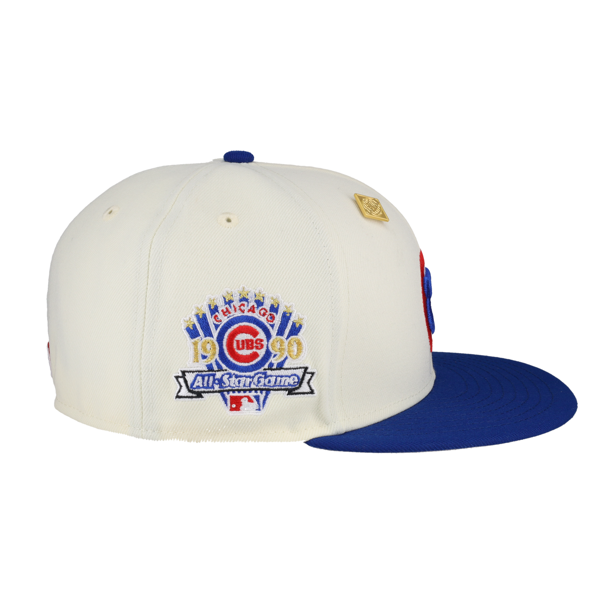 Chicago Cubs Chrome Crown Collection 1990 All Star Game Fitted Hat