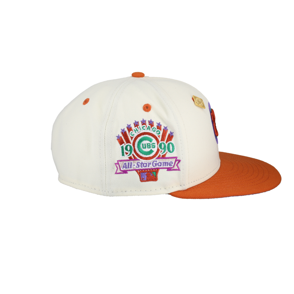Chicago Cubs Chrome 1990 All Star Game Patch 59Fifty Fitted Hat