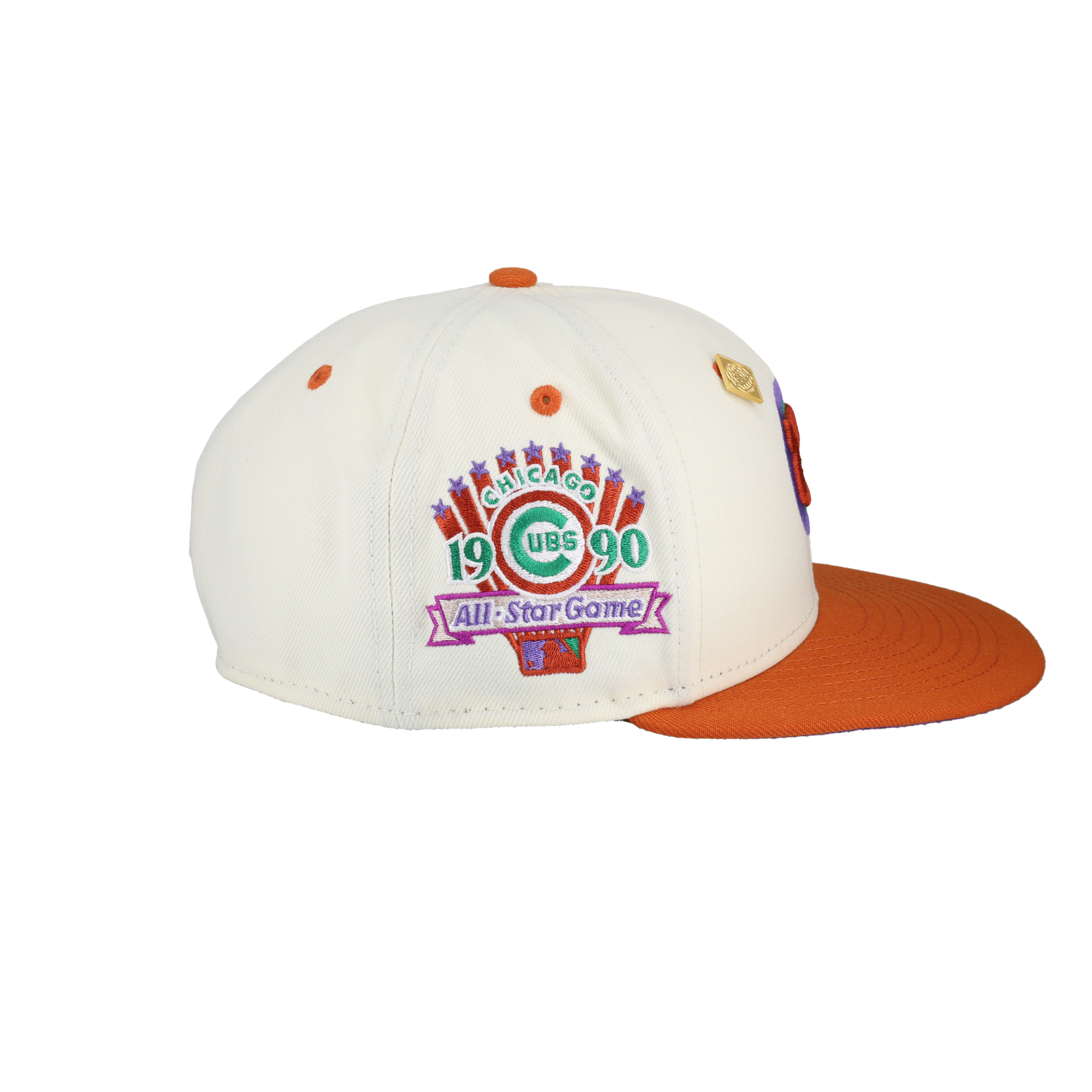 Chicago Cubs Chrome 1990 All Star Game Patch 59Fifty Fitted Hat