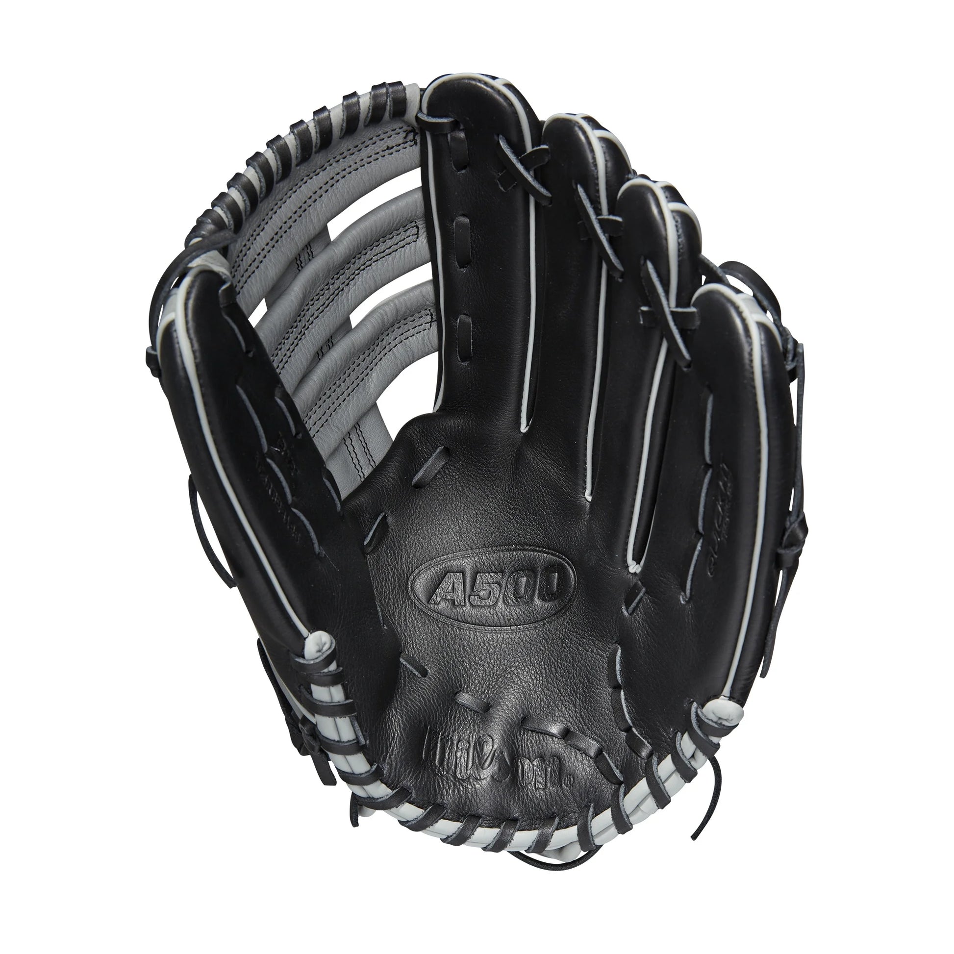 Wilson A500 12.5" Black/Grey/Tropical Blue Right Hand Throw Baseball Glove
