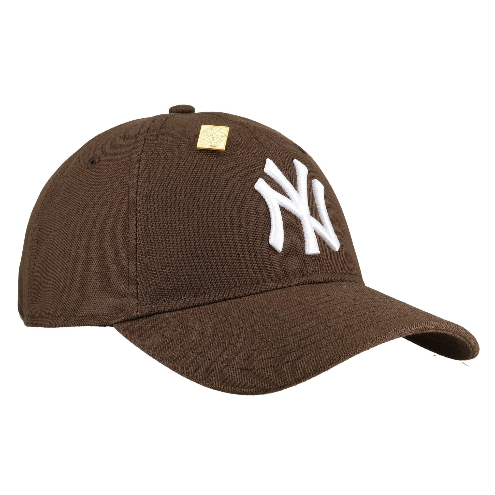 New York Yankees New Era 9Twenty Adjustable Hat (Walnut)