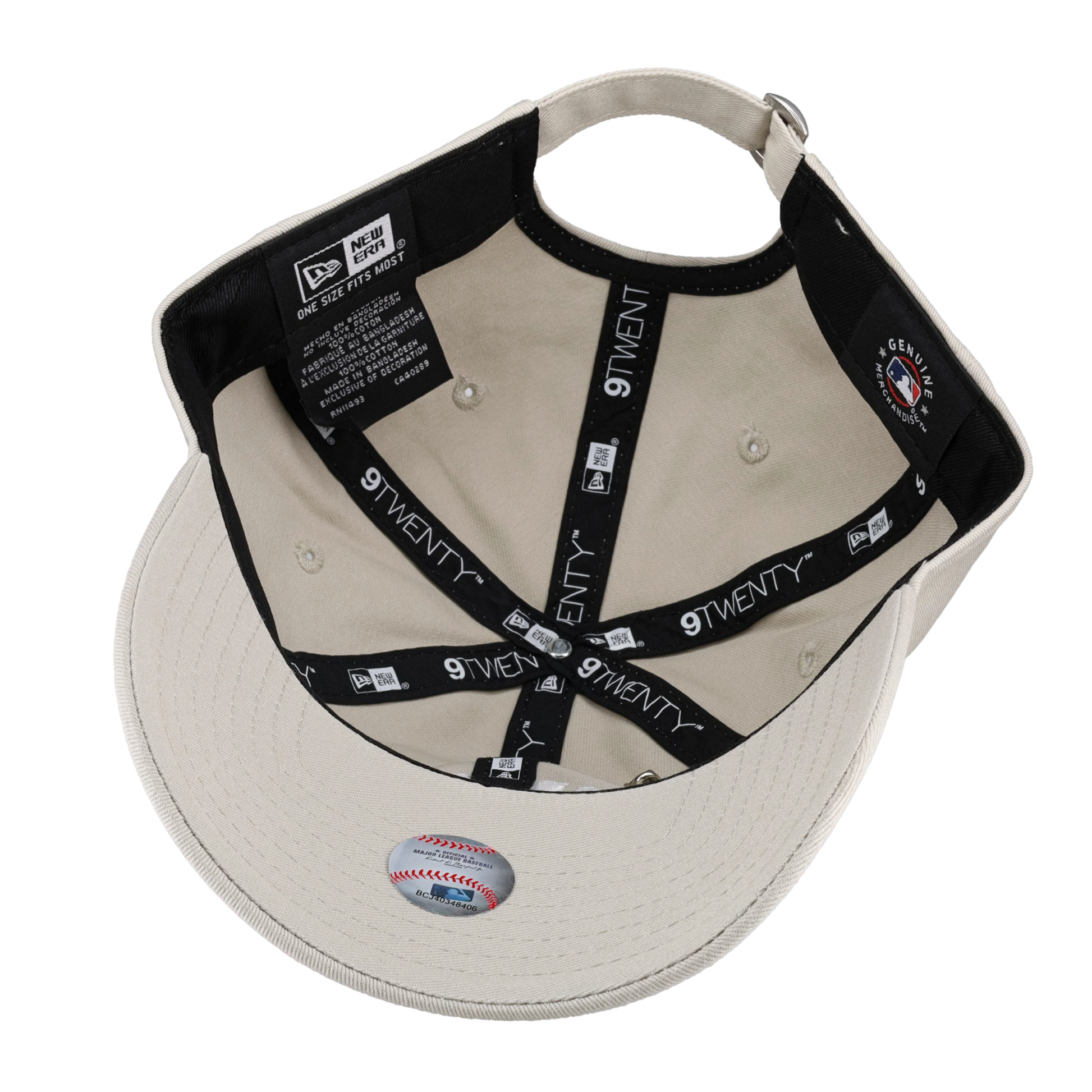 New York Yankees New Era 9Twenty Adjustable Hat (Stone)