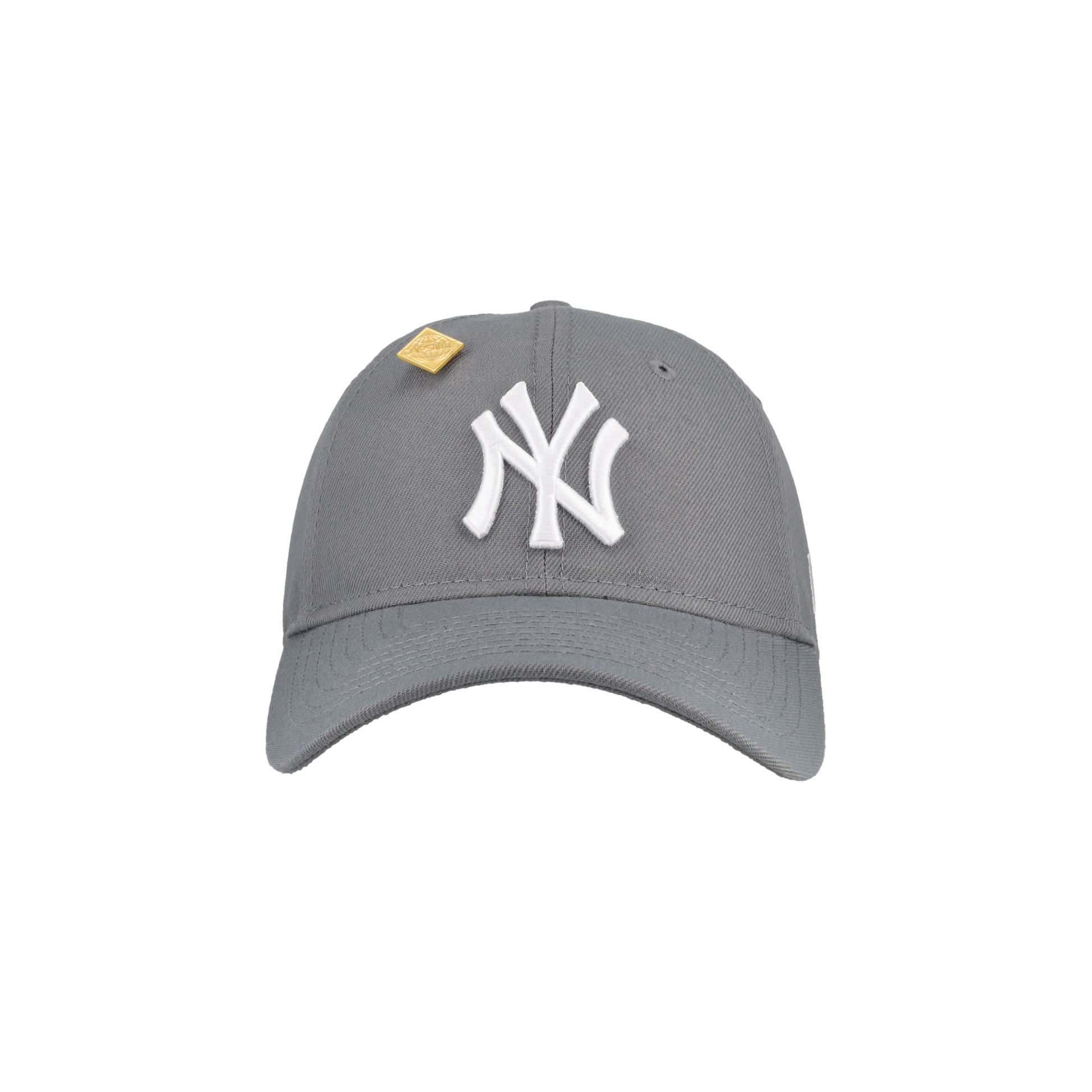 New York Yankees New Era 9Twenty Adjustable Hat (Storm Grey)