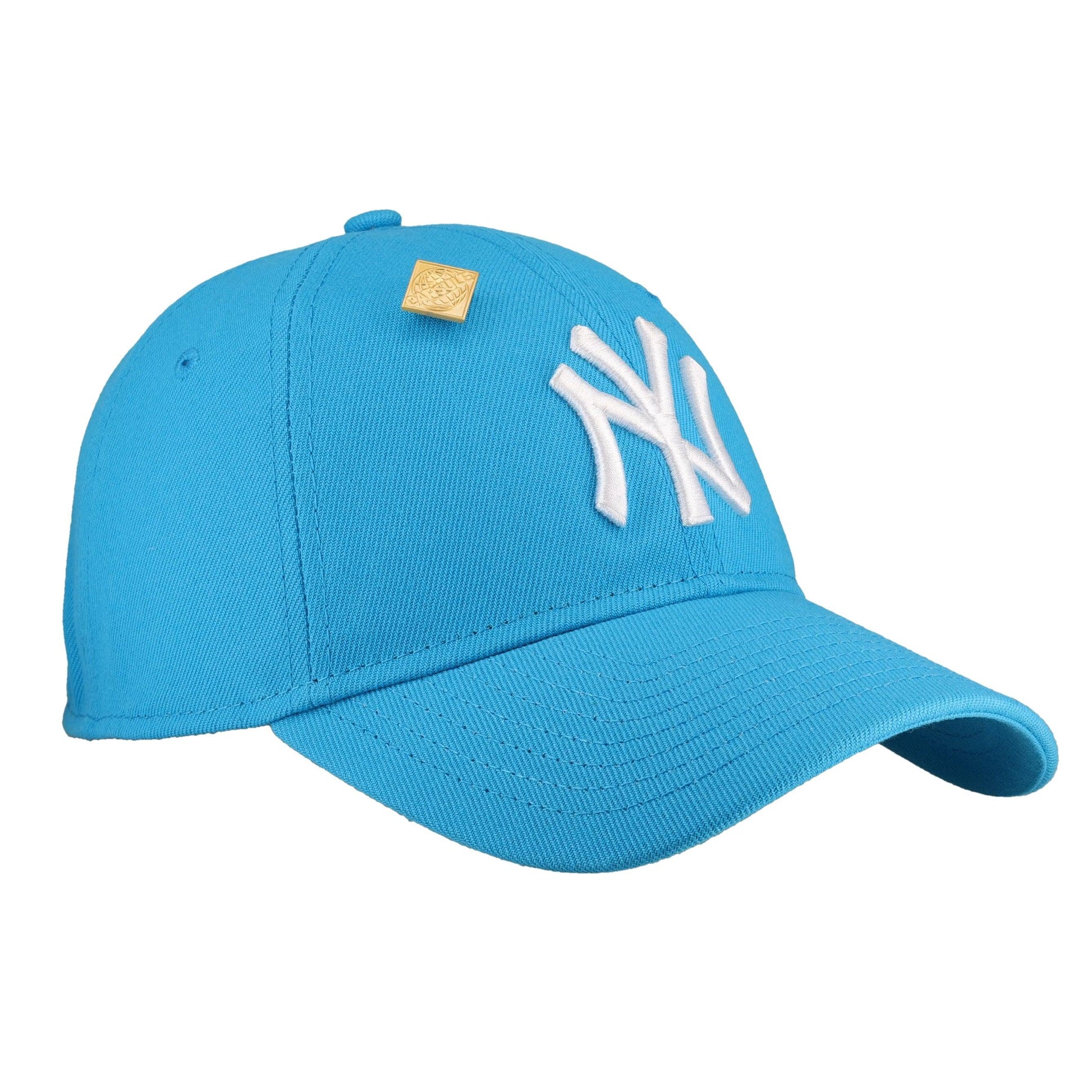 New York Yankees New Era 9Twenty Adjustable Hat (Blue Fanatic)