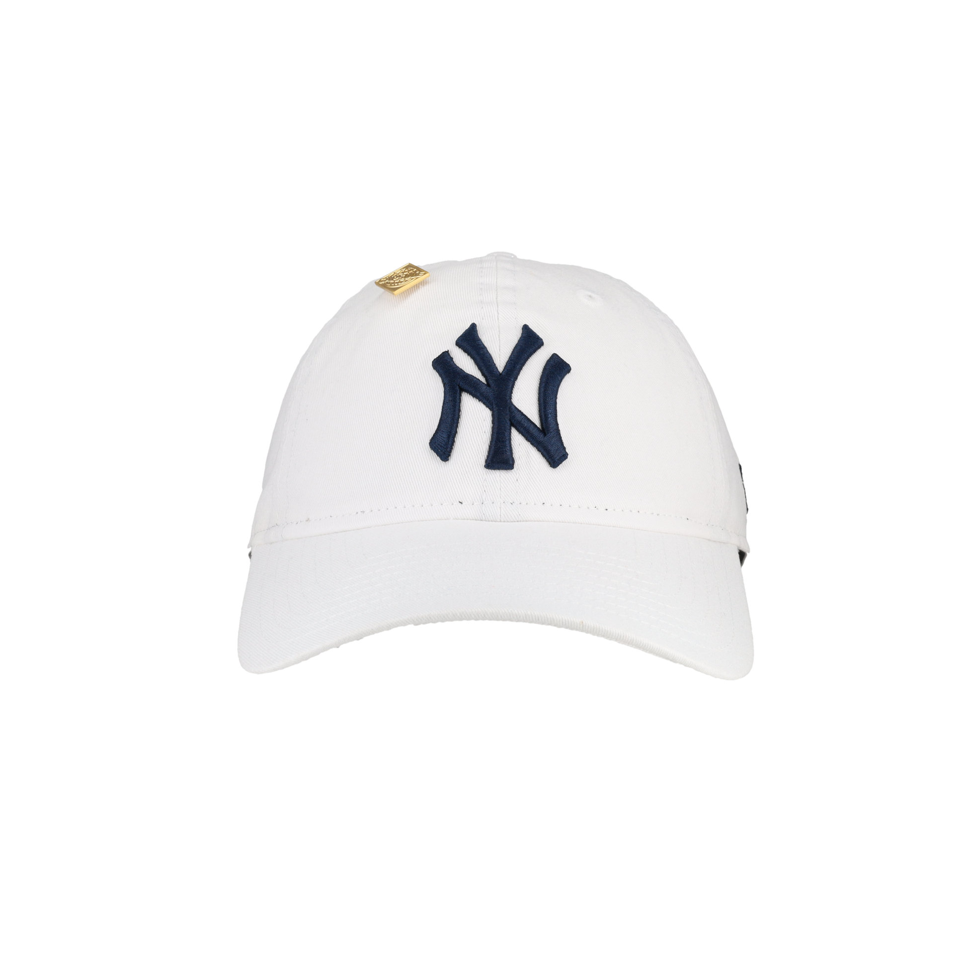 New York Yankees New Era 9Twenty Adjustable Hat (White Navy)
