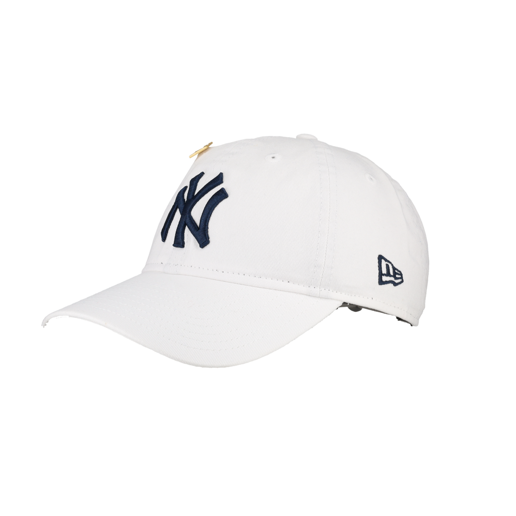 New York Yankees New Era 9Twenty Adjustable Hat (White Navy)