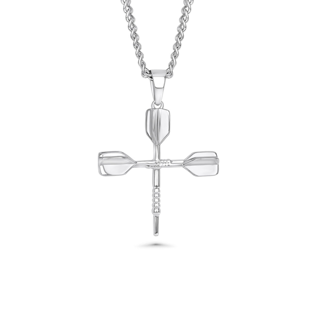 Dart Cross Necklace