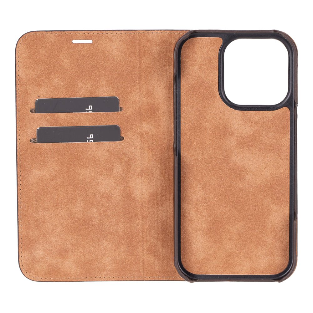 Decatur Leather iPhone 16 Pro Folio Case