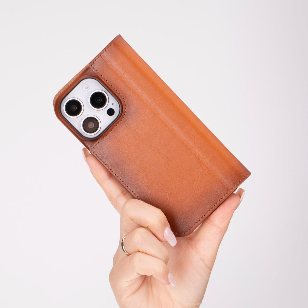 Decatur Leather iPhone 16 Pro Max Folio Case