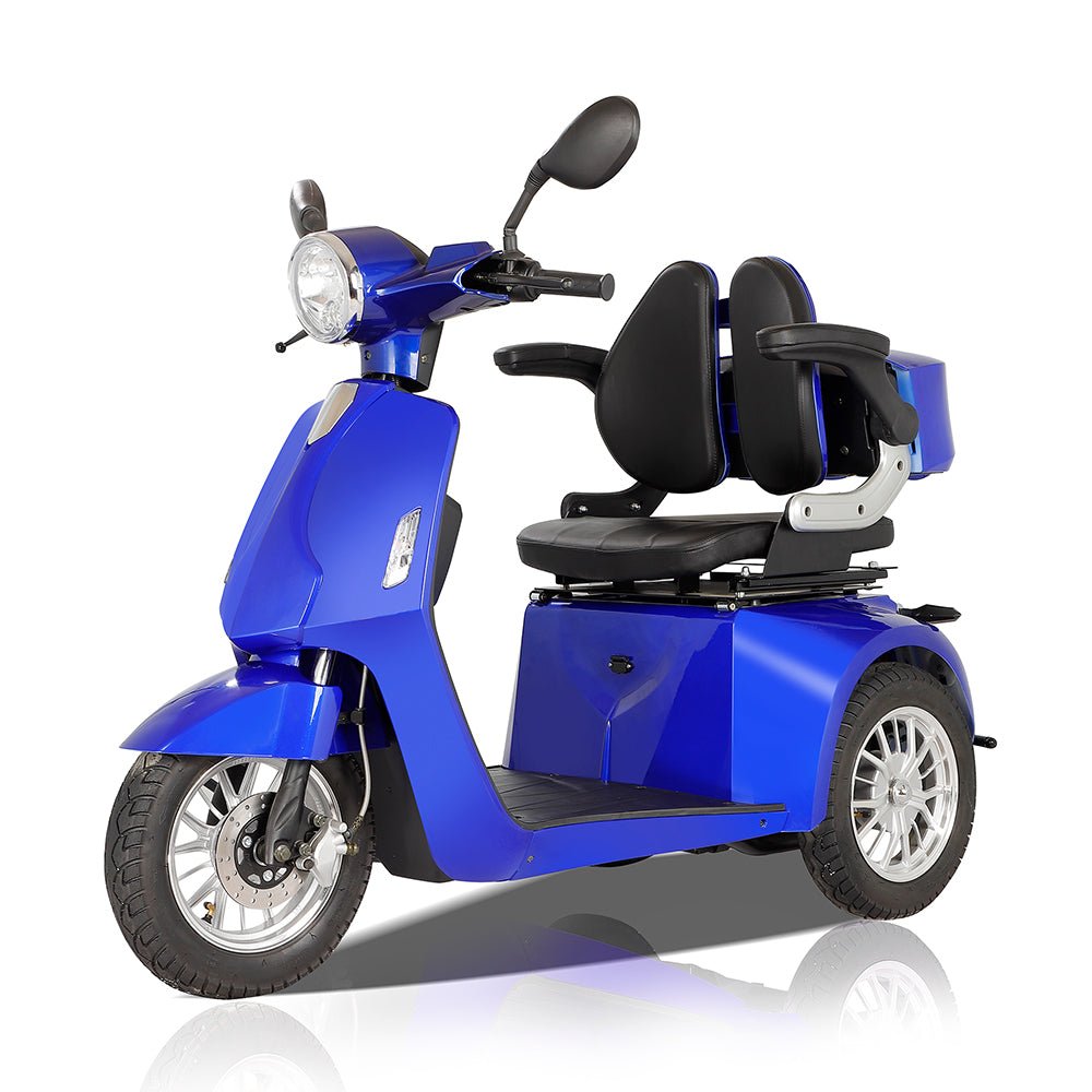 Zvg Deluxe 800W 60V/20AH 3-Wheel Electric Medical Handicap Motorized Mobility Power Scooter, 350LBS (SAK95137)