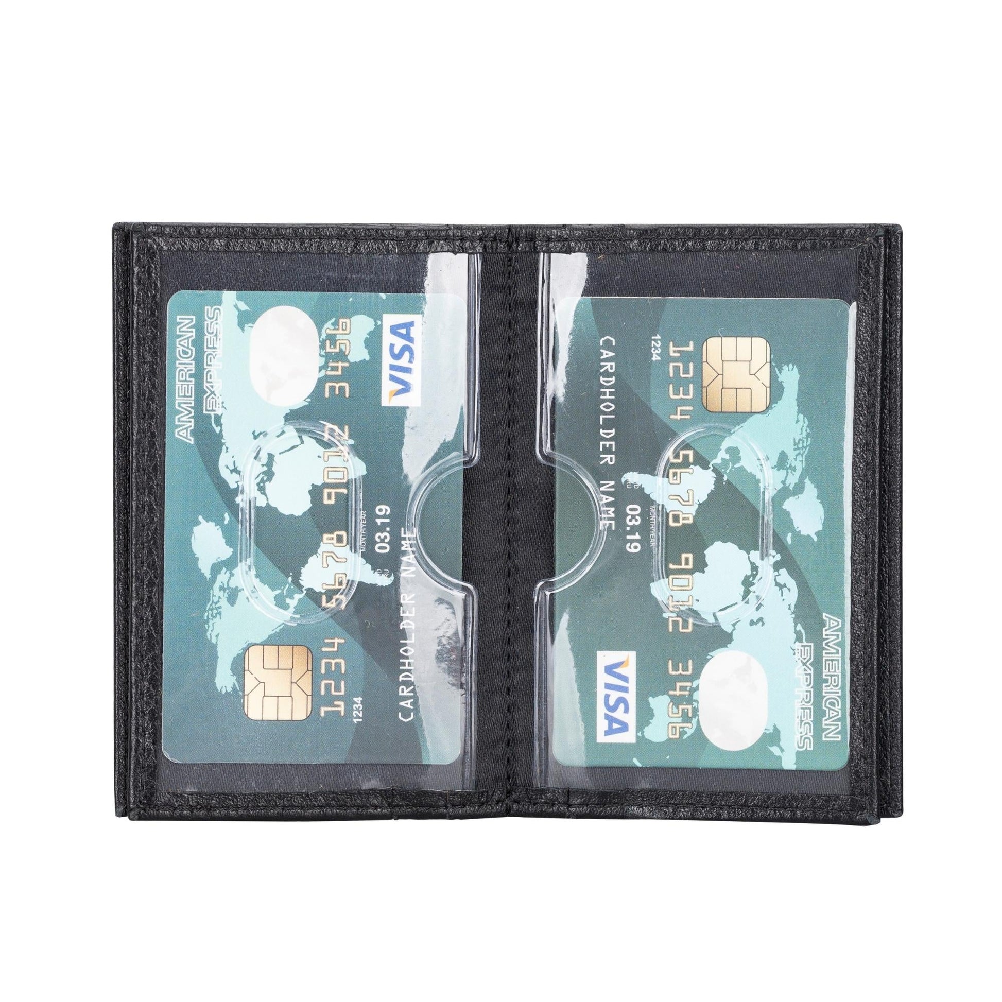Denver Luxury Full-Grain Leather Cardholder for Men