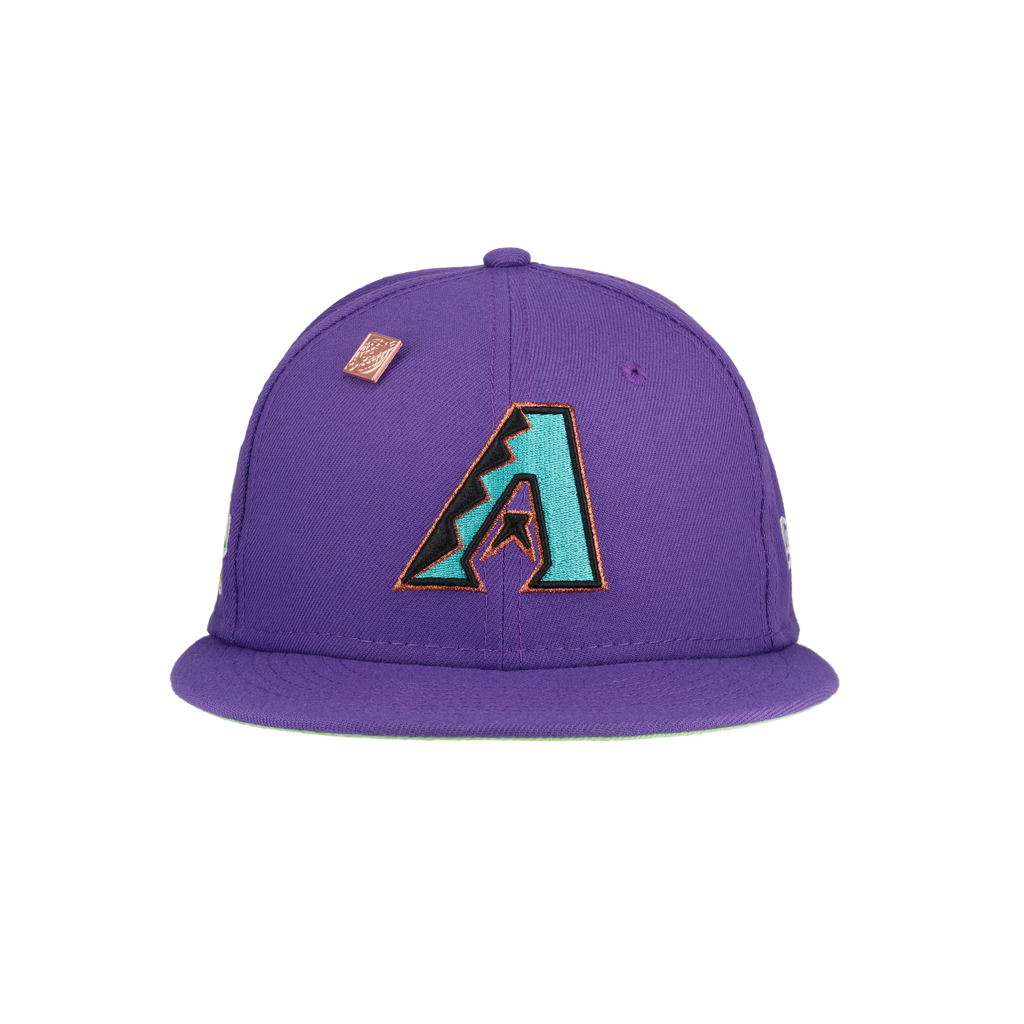 Arizona Diamondbacks Citrus Pop 2001 World Series Patch Fitted Hat
