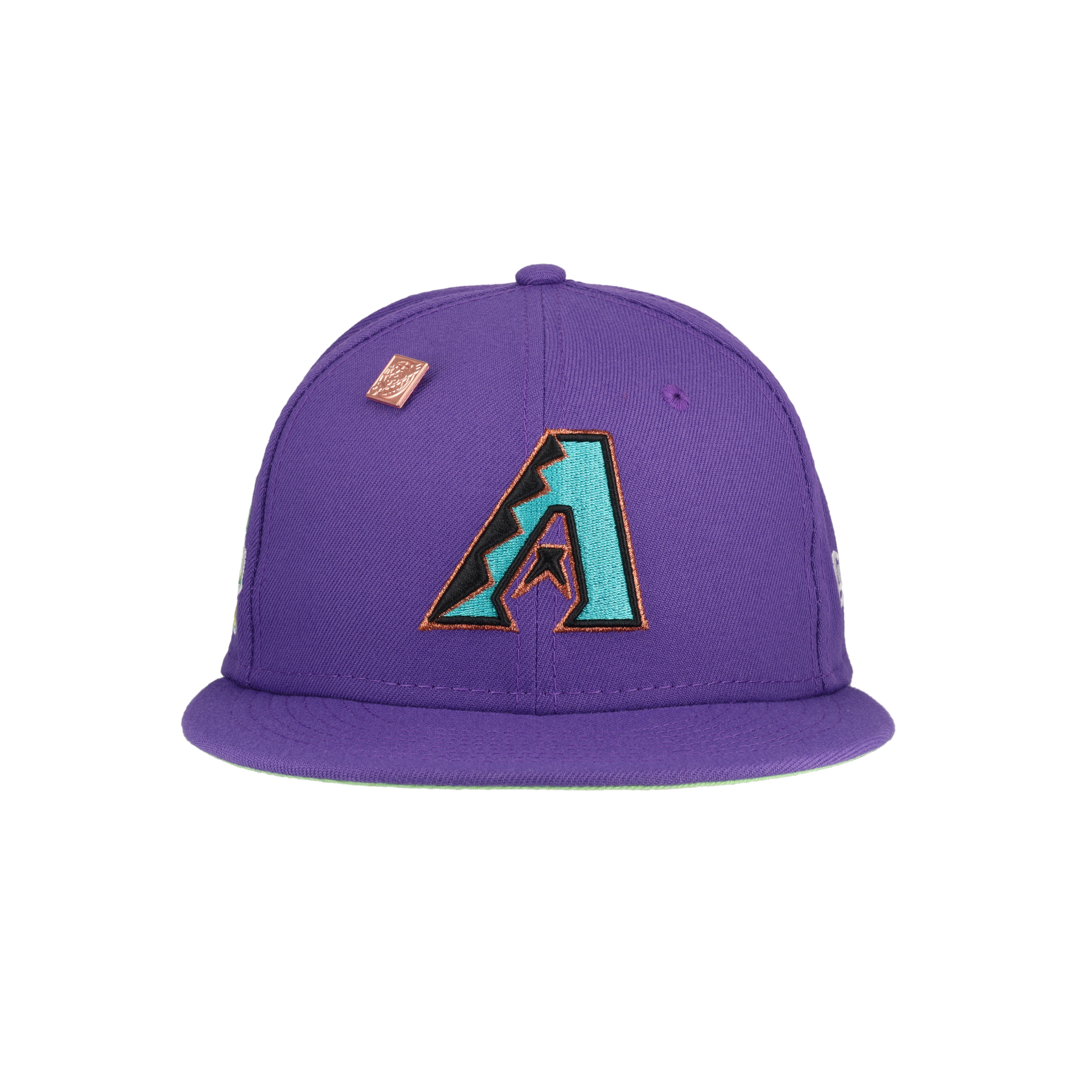 Arizona Diamondbacks Citrus Pop 2001 World Series Patch Fitted Hat