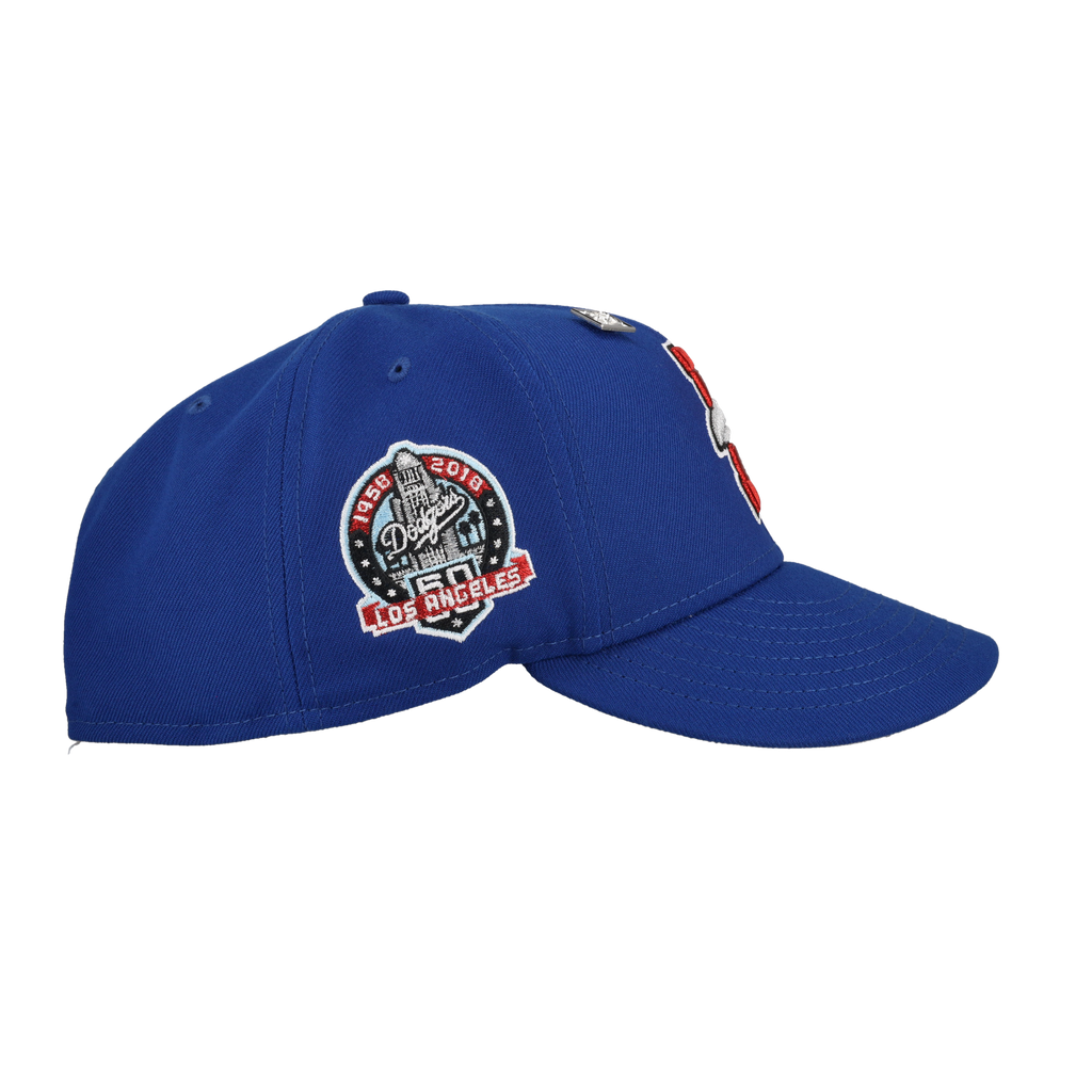 Great Lakes Loons Blue 60th Anniversary Patch 59Fifty Fitted Hat