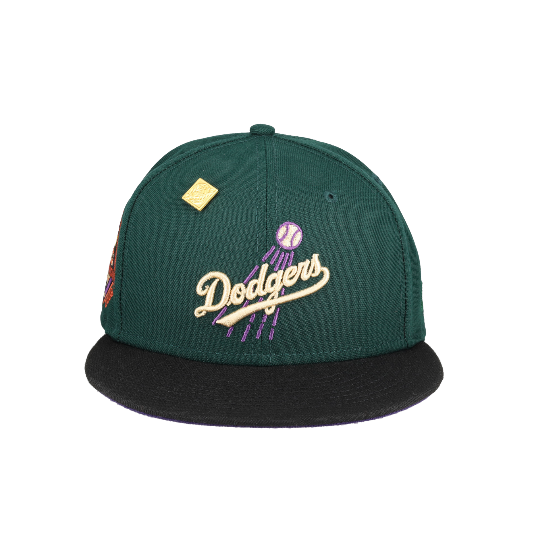 Brooklyn Dodgers Green Bark Collection 50th Anniversary Fitted Hat