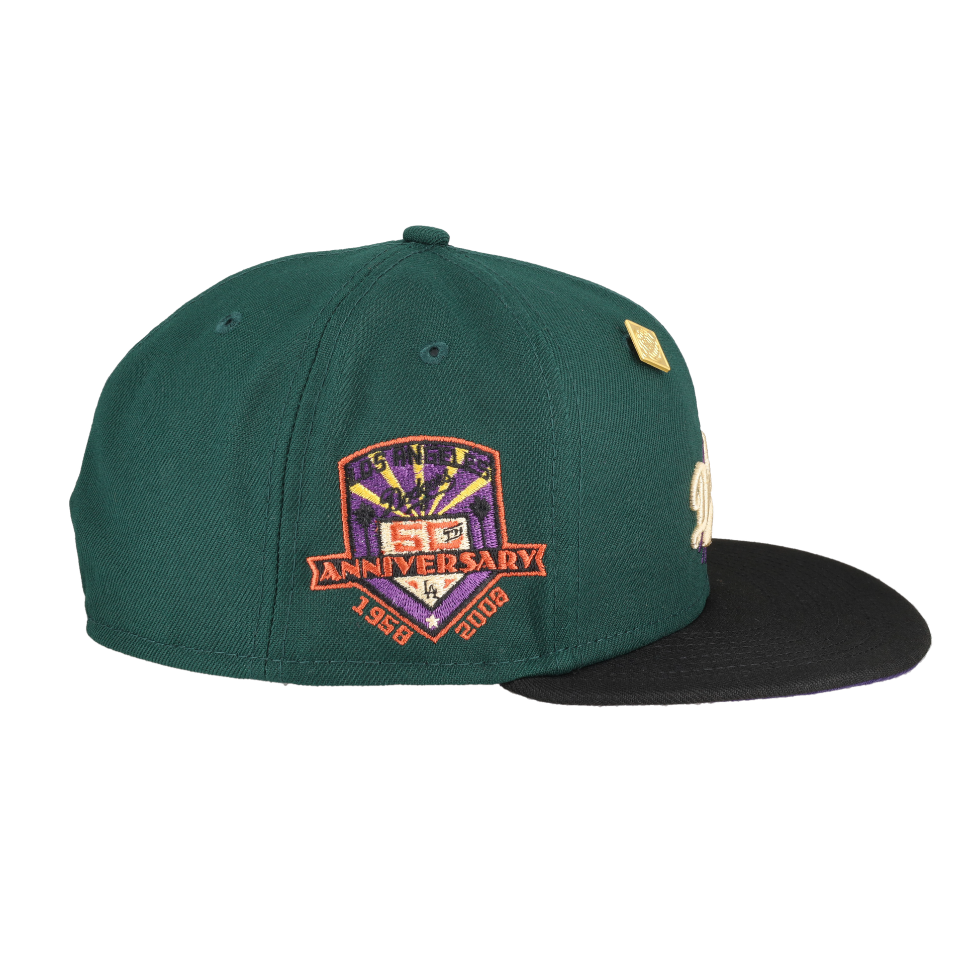 Brooklyn Dodgers Green Bark Collection 50th Anniversary Fitted Hat