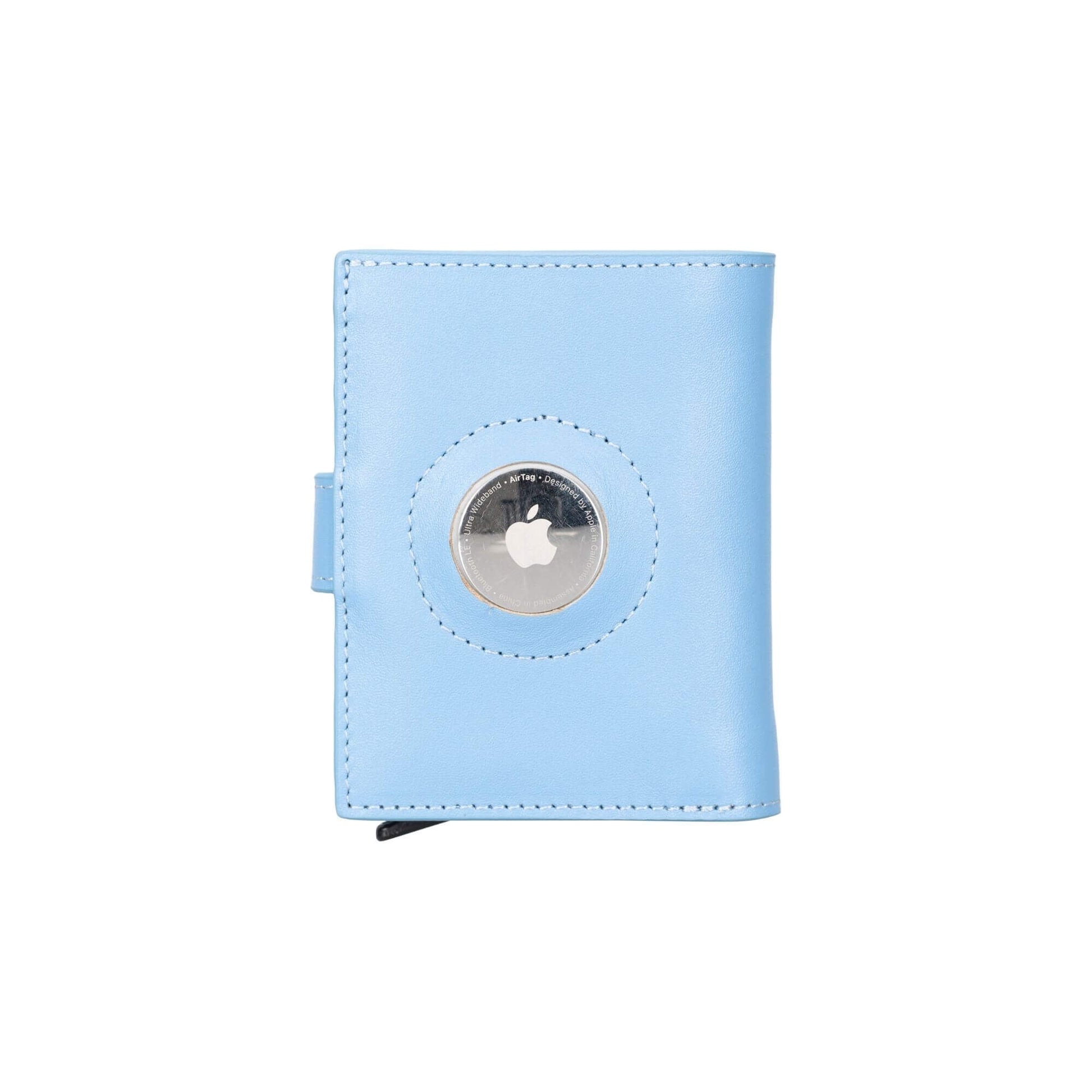 Douglas Genuine Leather Pop-Up Wallet with AirTag Slot - RFID Blocking Cardholder