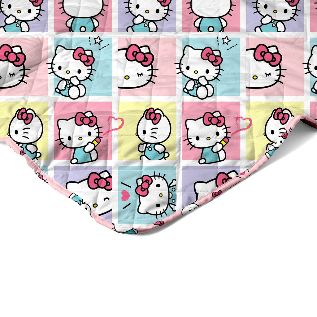 Hello-Kitty Sweet As Can Be Full/Queen Quilted Blanket 90 x 90 inches