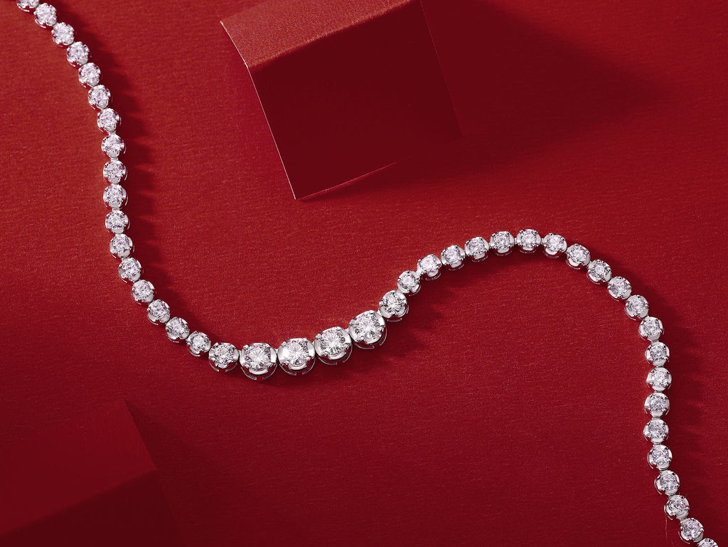 In the Name of Light - A fashionable and trendy jewelry necklace pendant set with Moissanite S925 sterling silver and Platinum-plated diamond